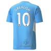 Maglia ufficiale Manchester City Jack Grealish 10 Casa 2021-22 per Uomo